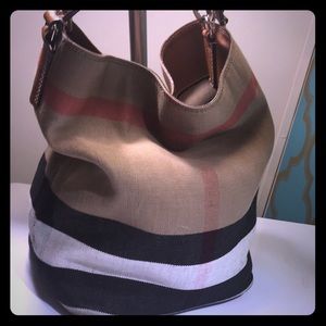 Burberry bucket bag lightly used